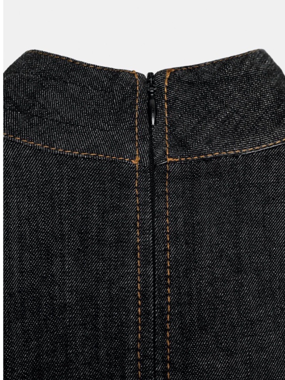 ZARA Z1975 Mini Denim Dress - Picture 6 of 7